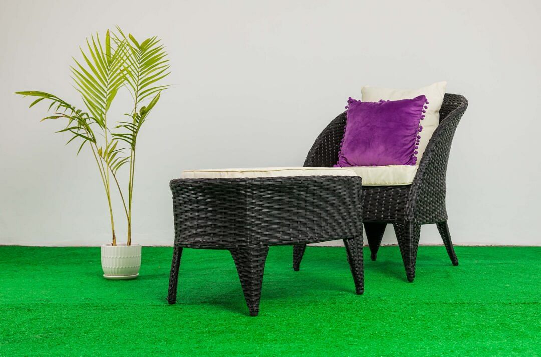Outdoor Chair & Footrest