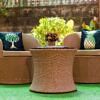 Sunflower Outdoor Balcony Set with 2 Chairs & Table.